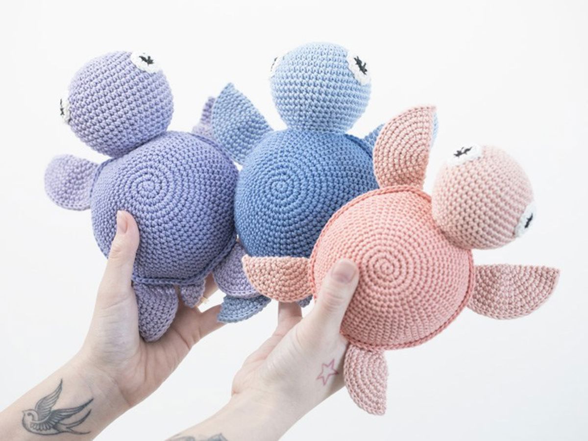 Instructions pour réaliser une tortue au crochet | Projets de bricolage