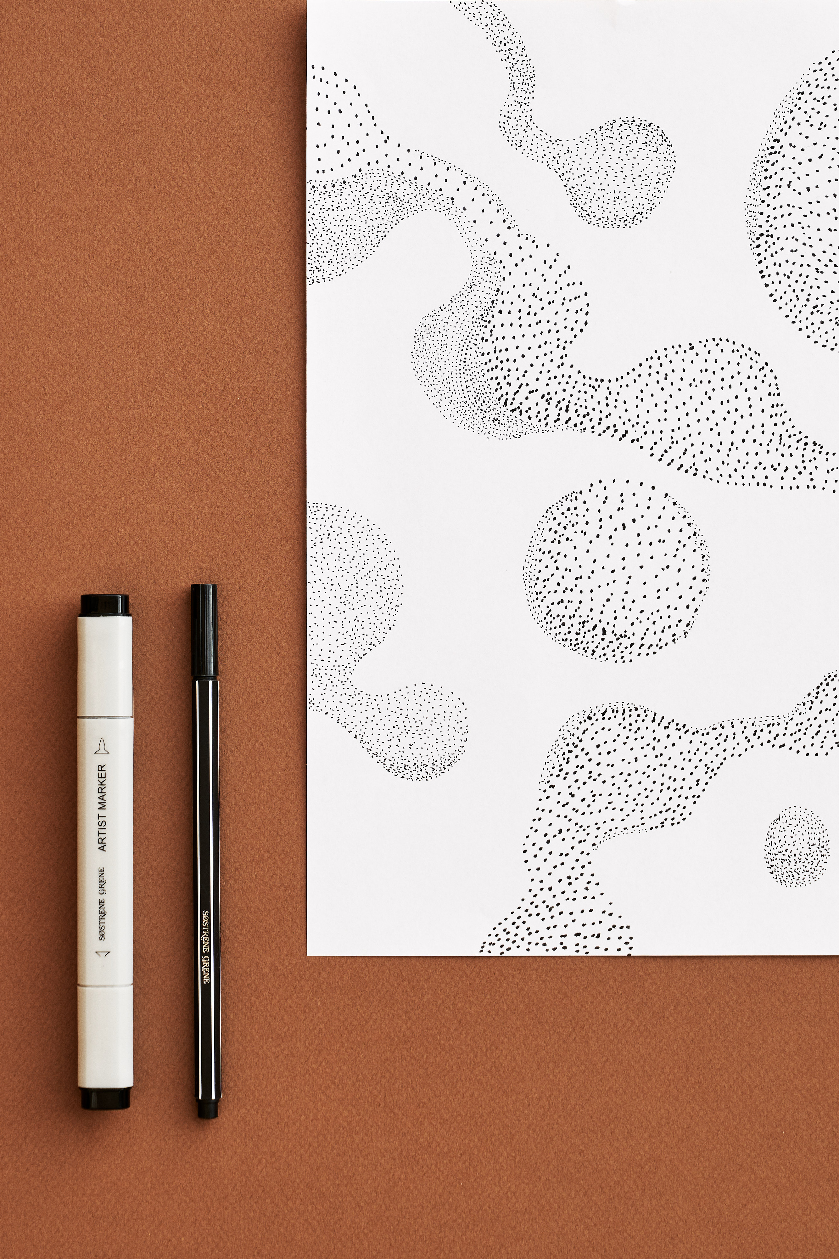 Decorate your rice paper lamps Søstrene Grene