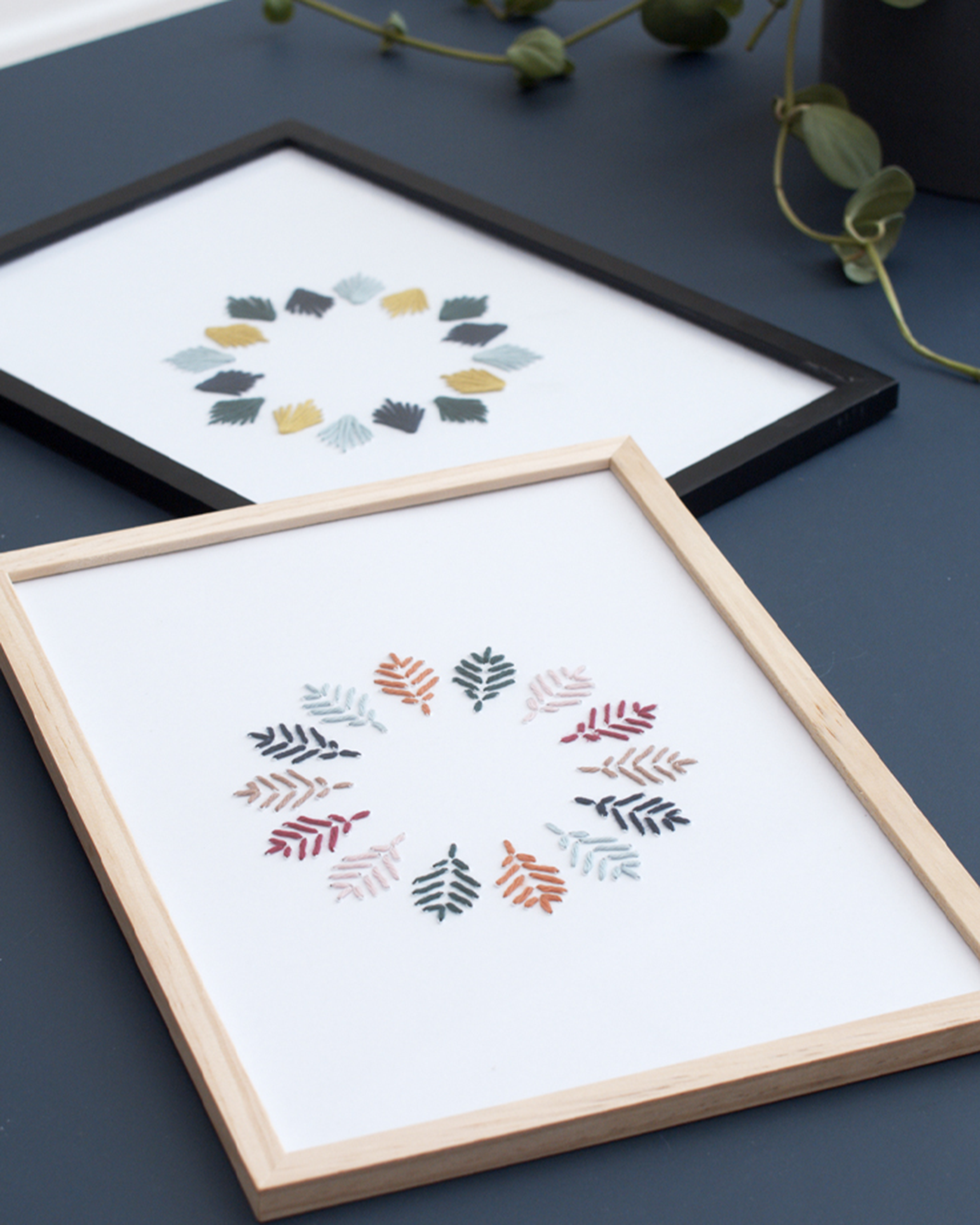 Linocut birds