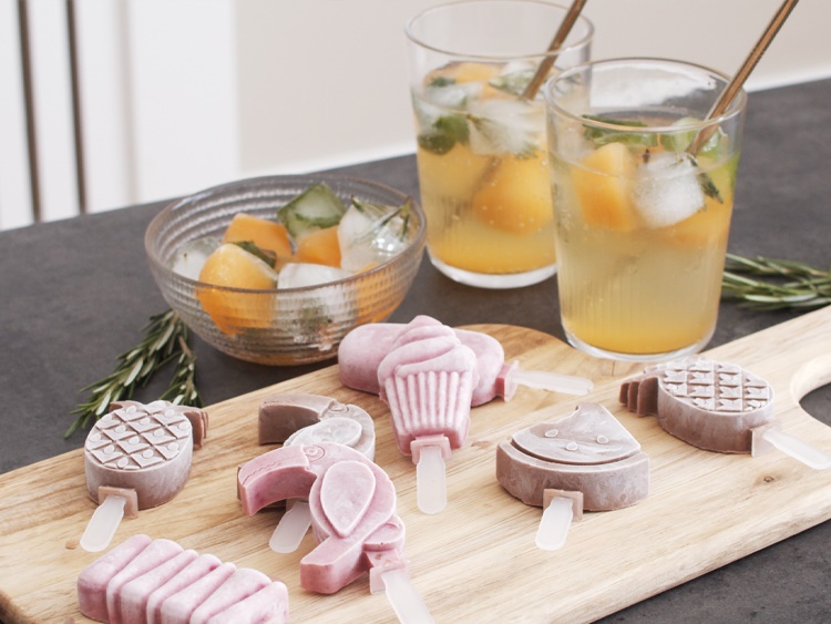 Hausgemachtes Bananeneis und Eiswürfel mit Geschmack | DIY-Projekten ...