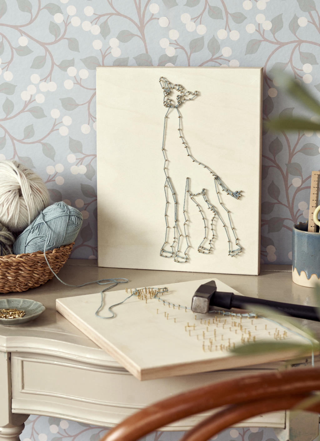 Linocut birds