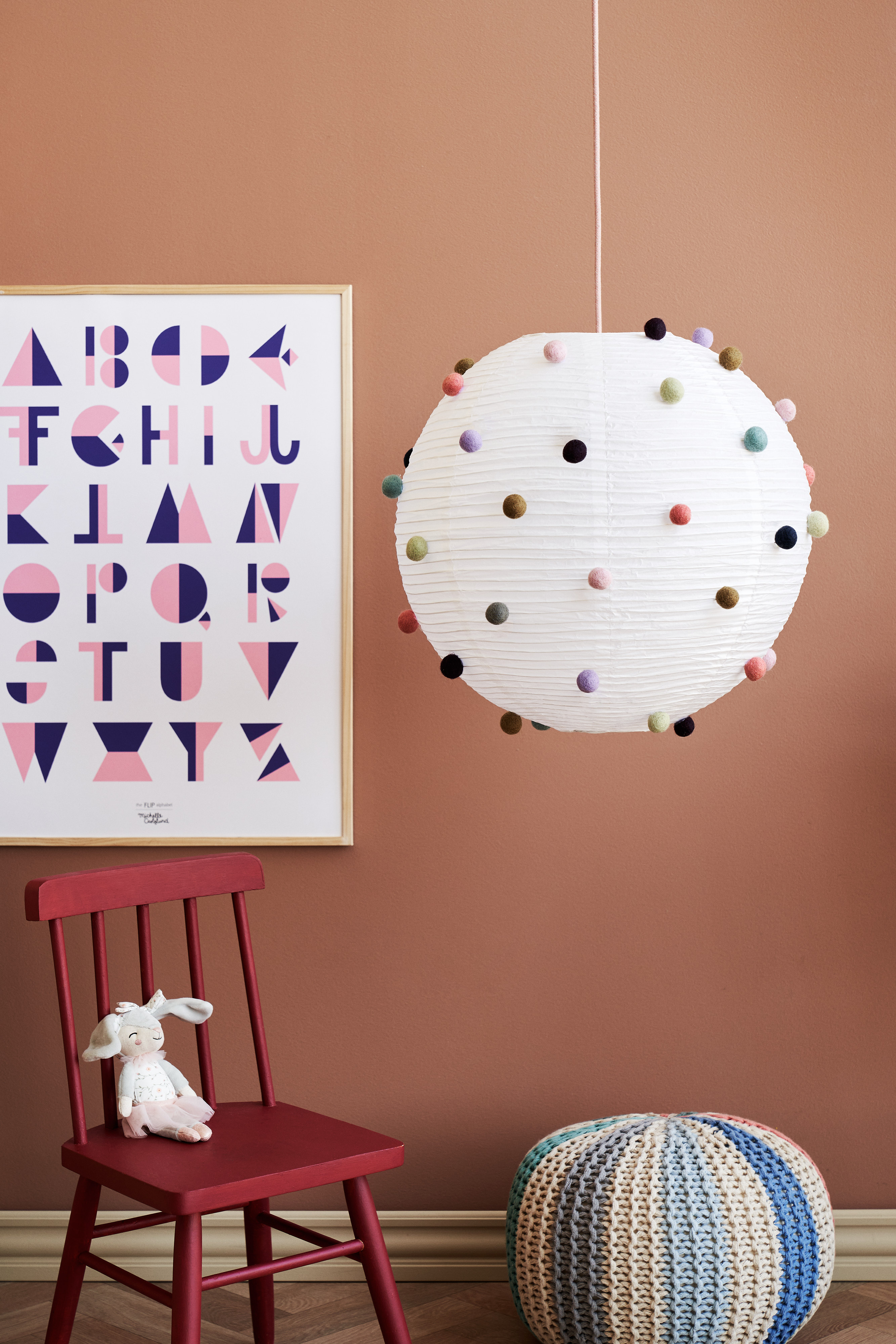 Decorate your rice paper lamps Søstrene Grene