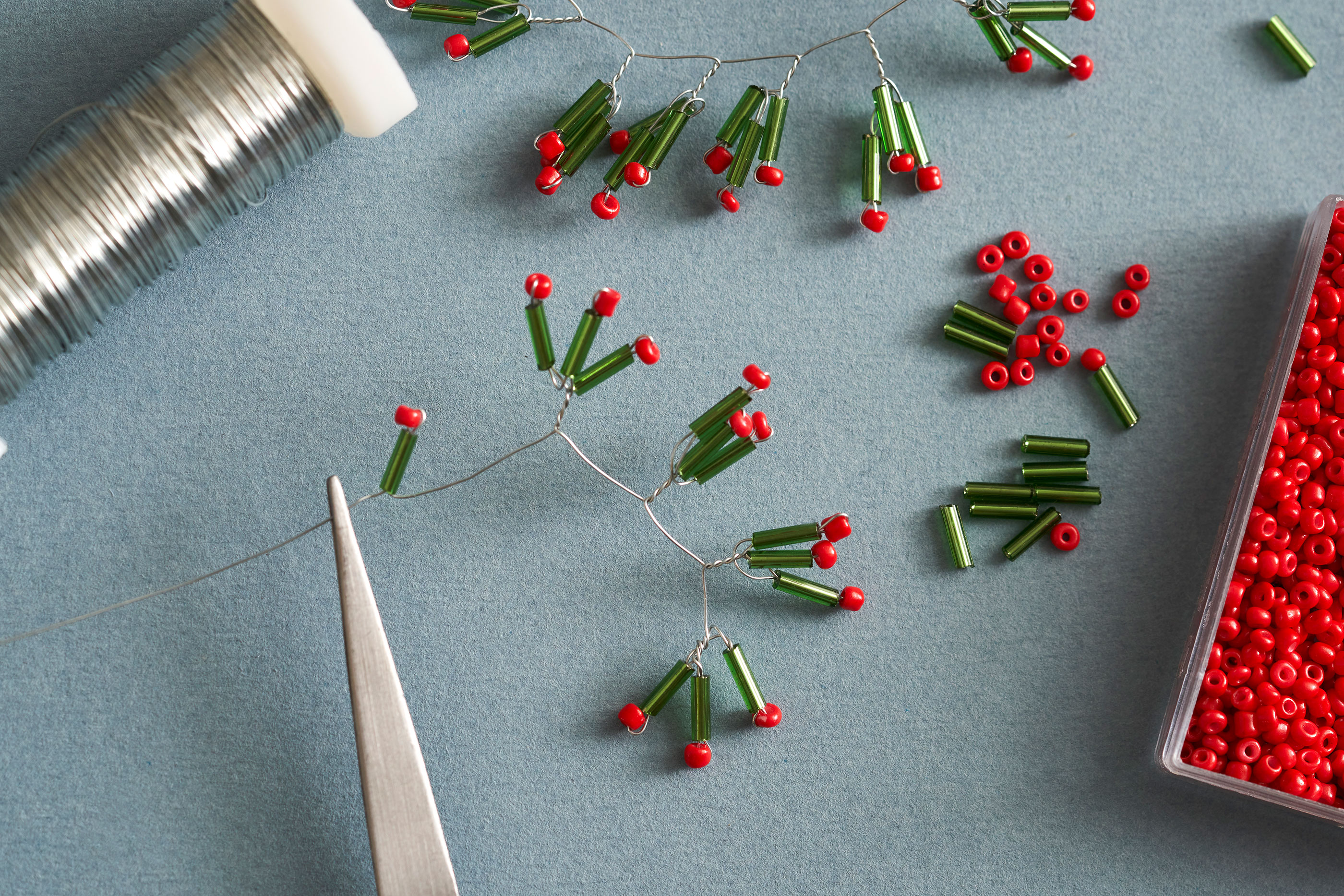 Kerzenkranz aus Perlen | DIY-Projekten | Søstrene Grene