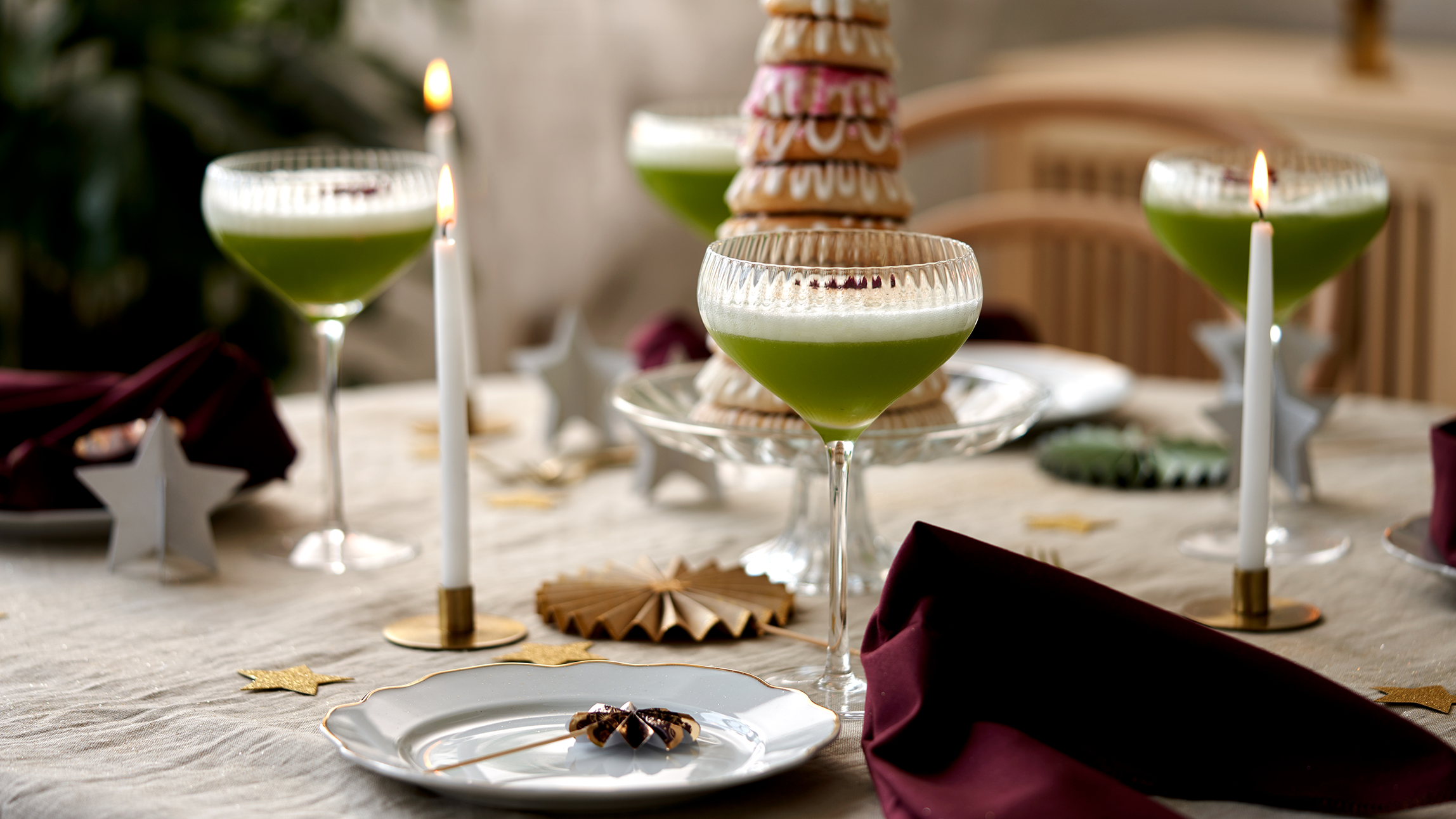 Grüner Mocktail mit Holunderblütensirup | DIY-Projekten | Søstrene Grene