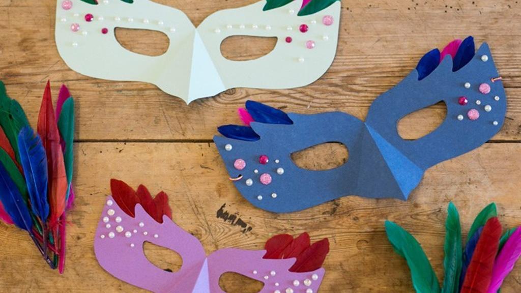 festlige og farverige fastelavnsmasker | DIY-projekter | Søstrene Grene