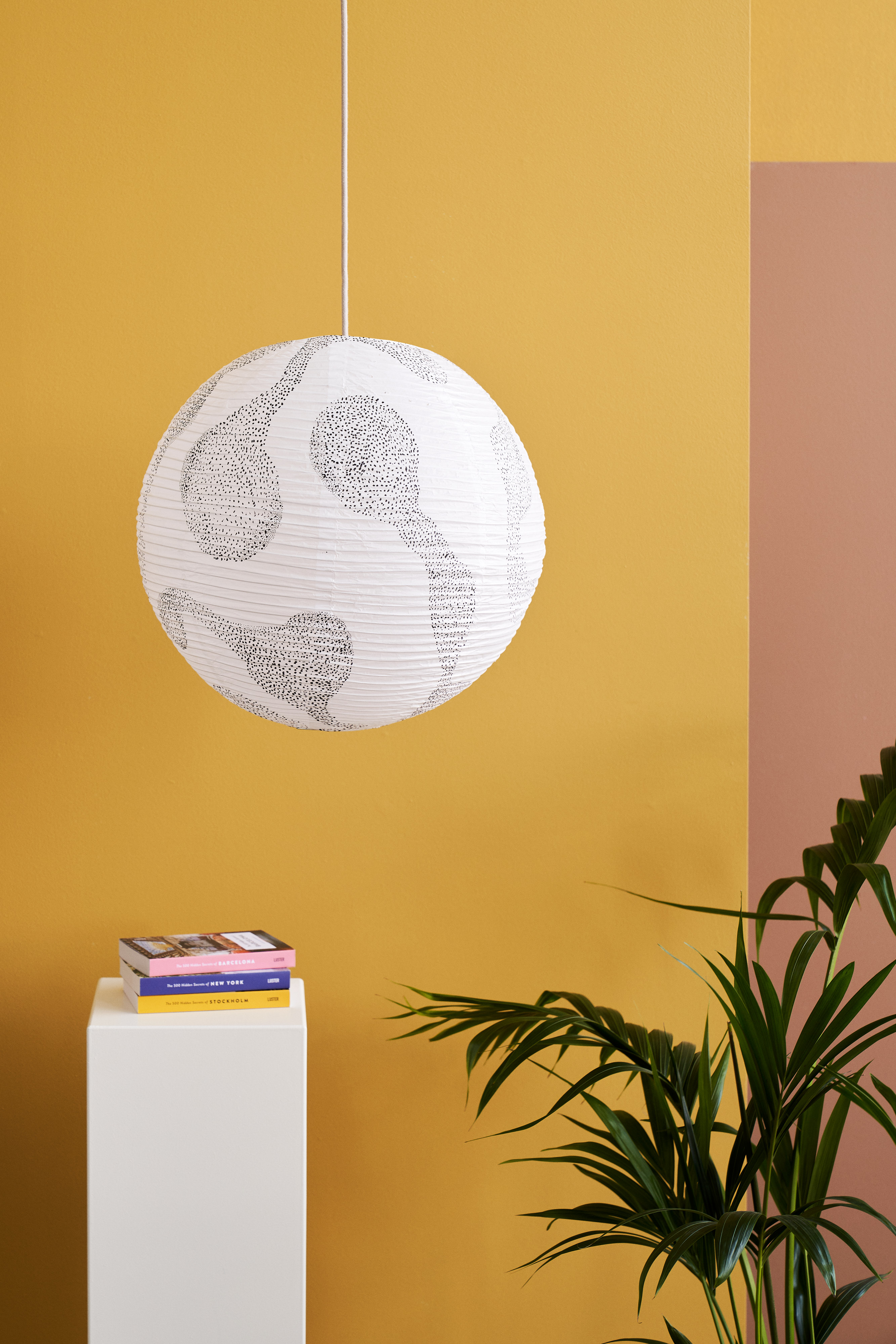 Decorate your rice paper lamps Søstrene Grene