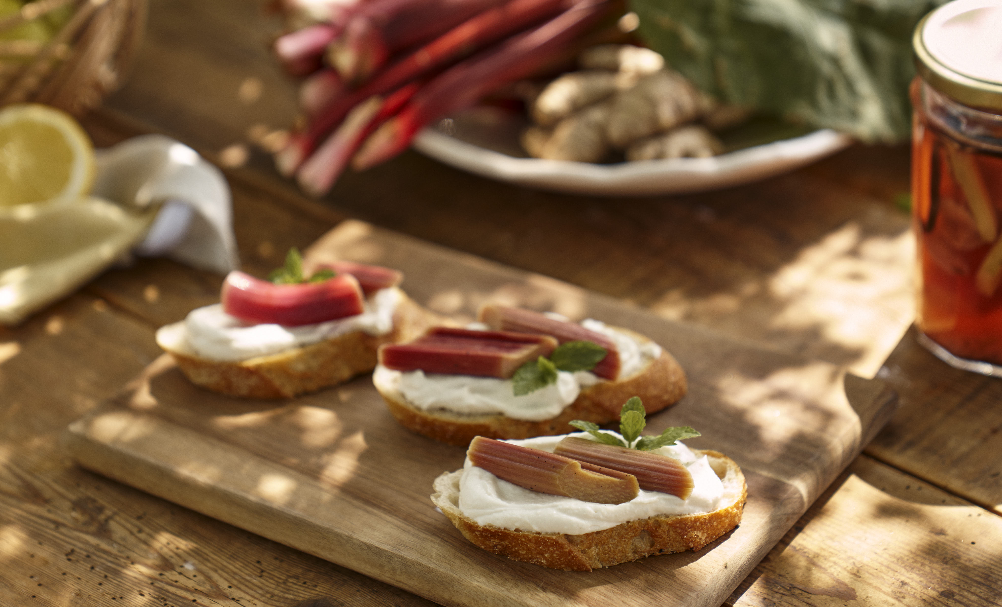 Confiture de rhubarbe au gingembre Projets de bricolage Søstrene Grene