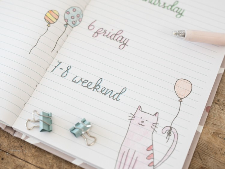 How to make your own bullet journal DIYprojects Søstrene Grene